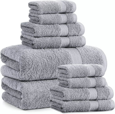 6 Piece 800GSM Towel Bale- 100% Cotton Towelsworld